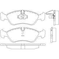 11046952012N-PAD SET-FRT BRAKE