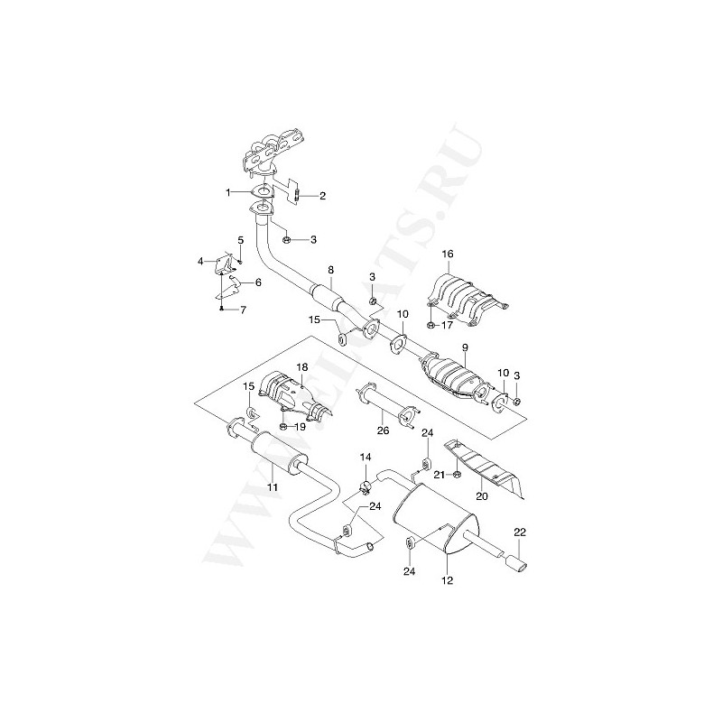96340899-MUFFLER A-EXHAUST,FRONT 96340899-MUFFLER A-EXHAUST,FRONT
