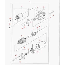 TM300C10201-CLUTCH-STARTING MOTOR