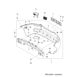 96499084 - GRILLE-FRT BUMPER