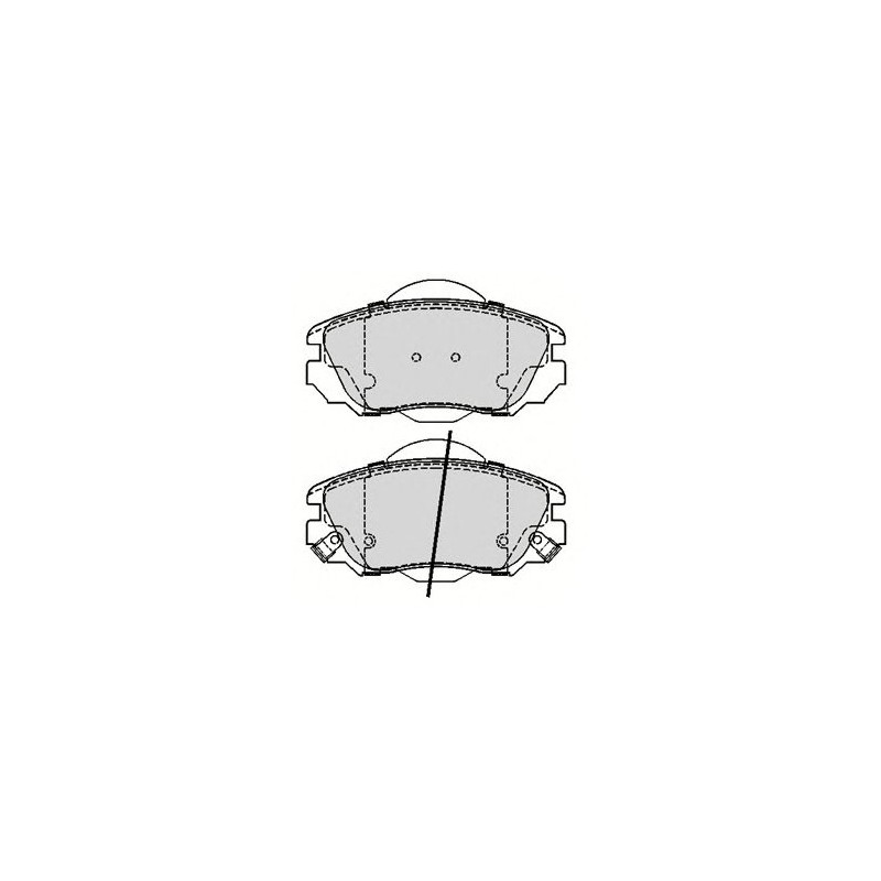 1605624-BRAKE PAD - SET, FRONT