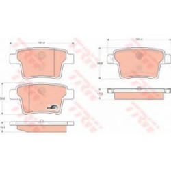 71787 - BRAKE PADS, REAR