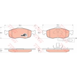 71370 - BRAKE PAD SET, DISC BRAKE
