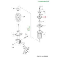96535011R - STRUT MOUNT A-FRT 