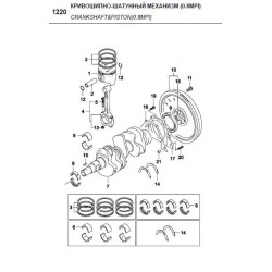 DW94581409-RING SET-PISTON 