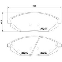 PAD KIT,FRT DISC BRK 