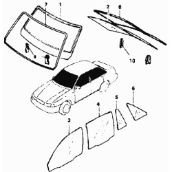90239836 GLASS-REAR FIXED WINDOW