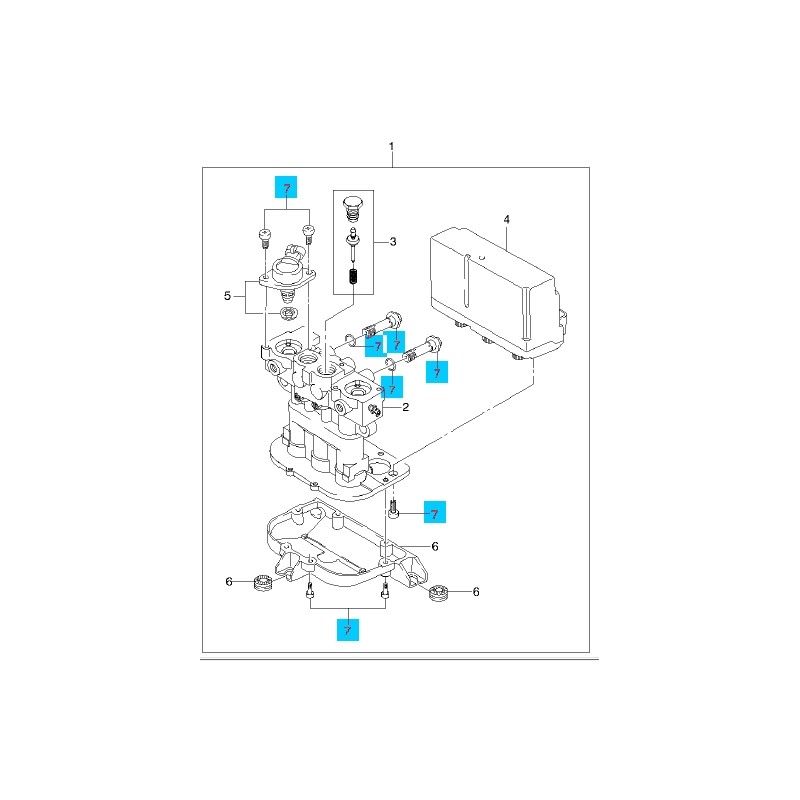 18029784 - ZAVRTKA ZA ABS MODUL-SET-2H8KOM 18029784 - ZAVRTKA ZA ABS MODUL-SET-2H8KOM