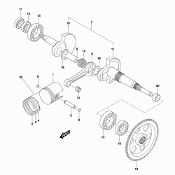 12161-37B02-CONNECTING ROD (NO.8)