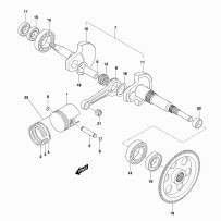 12161-37B02-CONNECTING ROD (NO.8)