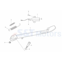 SPRING, prop stand inner