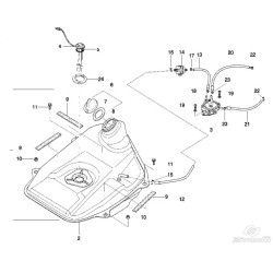 CAP SET, fuel tank filler
